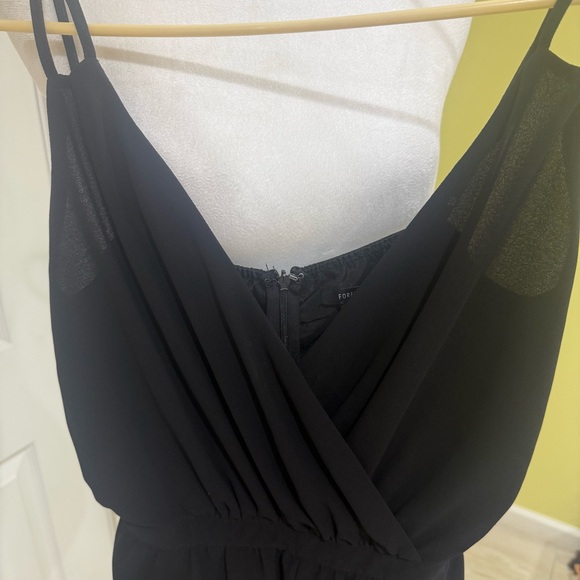 Forever 21 Black V-Neck Jumpsuit - Picture 5 of 7